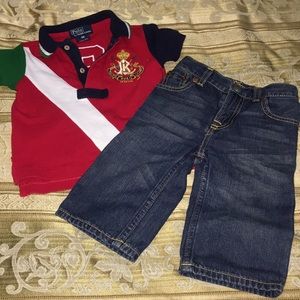Polo baby outfit .